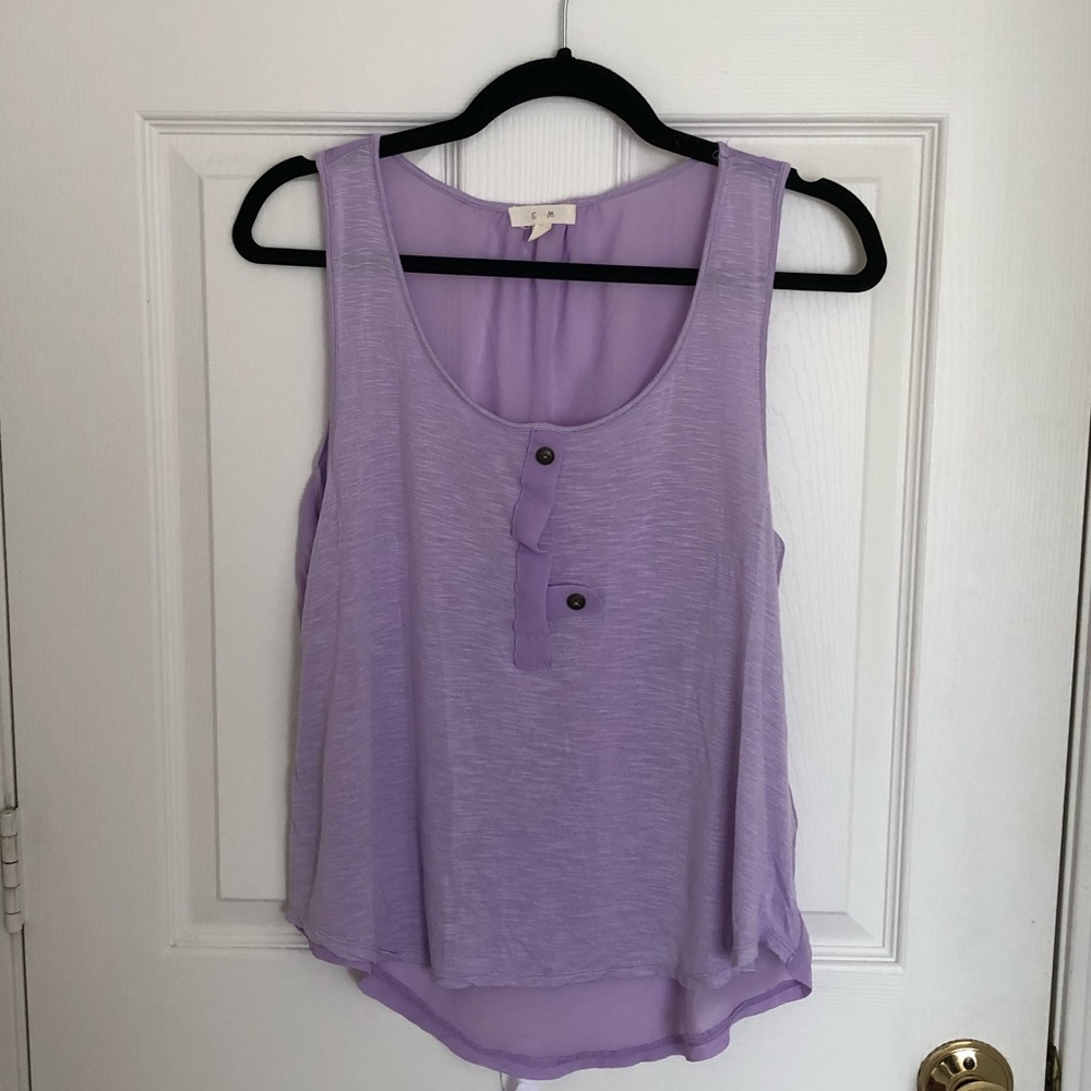 Lavender Sleeveless Women's Top